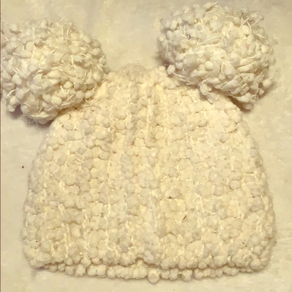 Girls Cream Toboggan - Picture 1 of 1